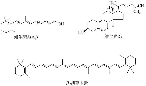 幾種常見腐植酸維生素的化學結構